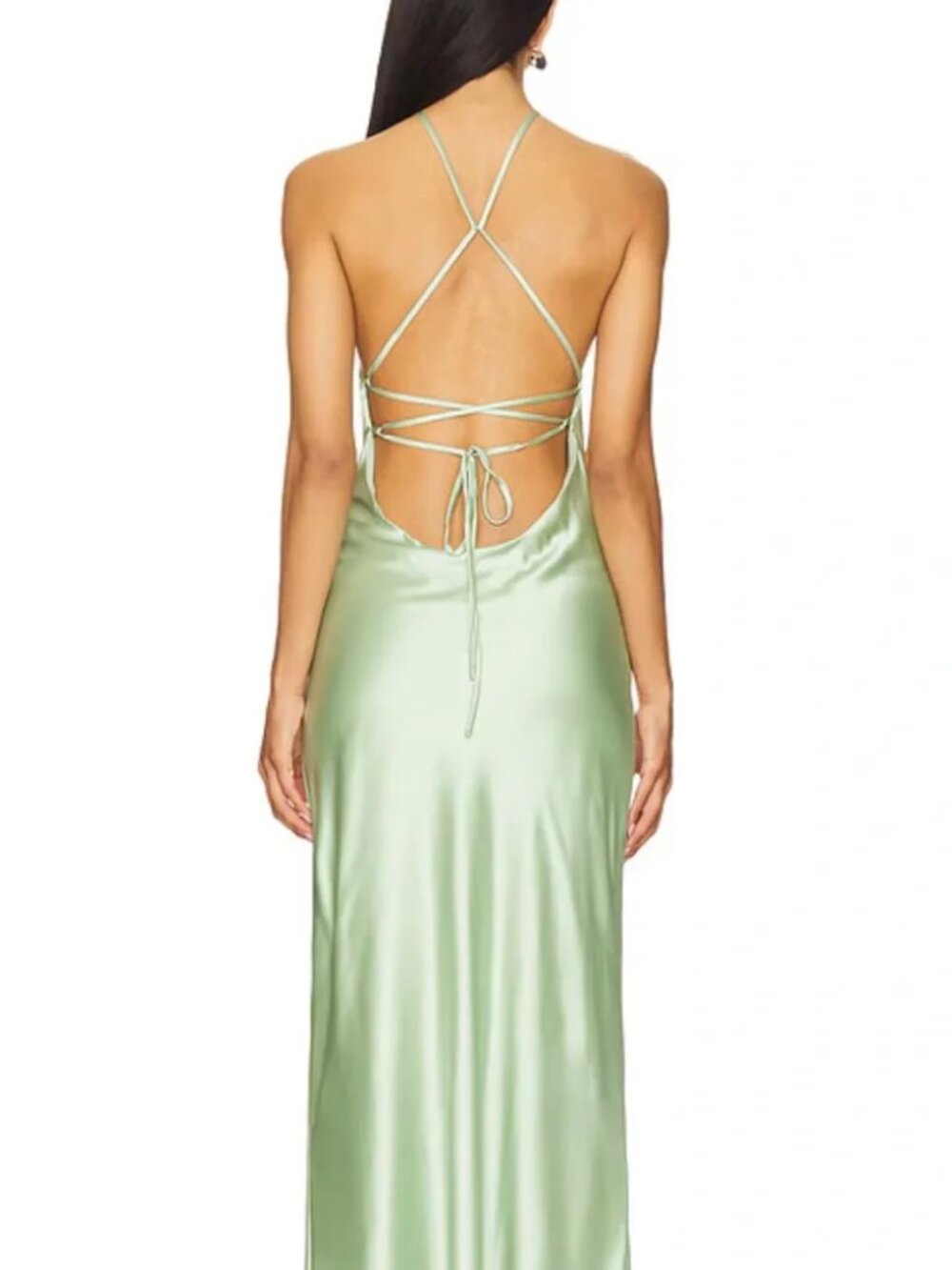 NWT - REVOLVE Kira Maxi Dress in Pistachio Green by Line and Dot, Size Medium - Picture 2 of 7